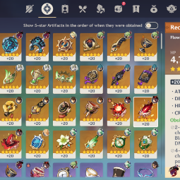 90LVL⭐Chasca(C1)🔥Hu Tao⭐Zhongli🔥Nahida⭐Jean🔥Qiqi⭐Diluc🔥Dehya⭐Arlecchino💜EU💜Amos' Bow  |5 stars*  Weapons💜35 CHARACTERS💜AR. 55💜 2